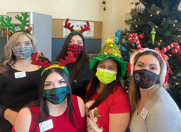 Alameda Thrifty Pharmacy staff celebrating Christmas