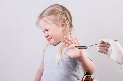 Child won't take liquid medicine