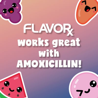 Flavoring Amoxicillin helps kids take their medicine